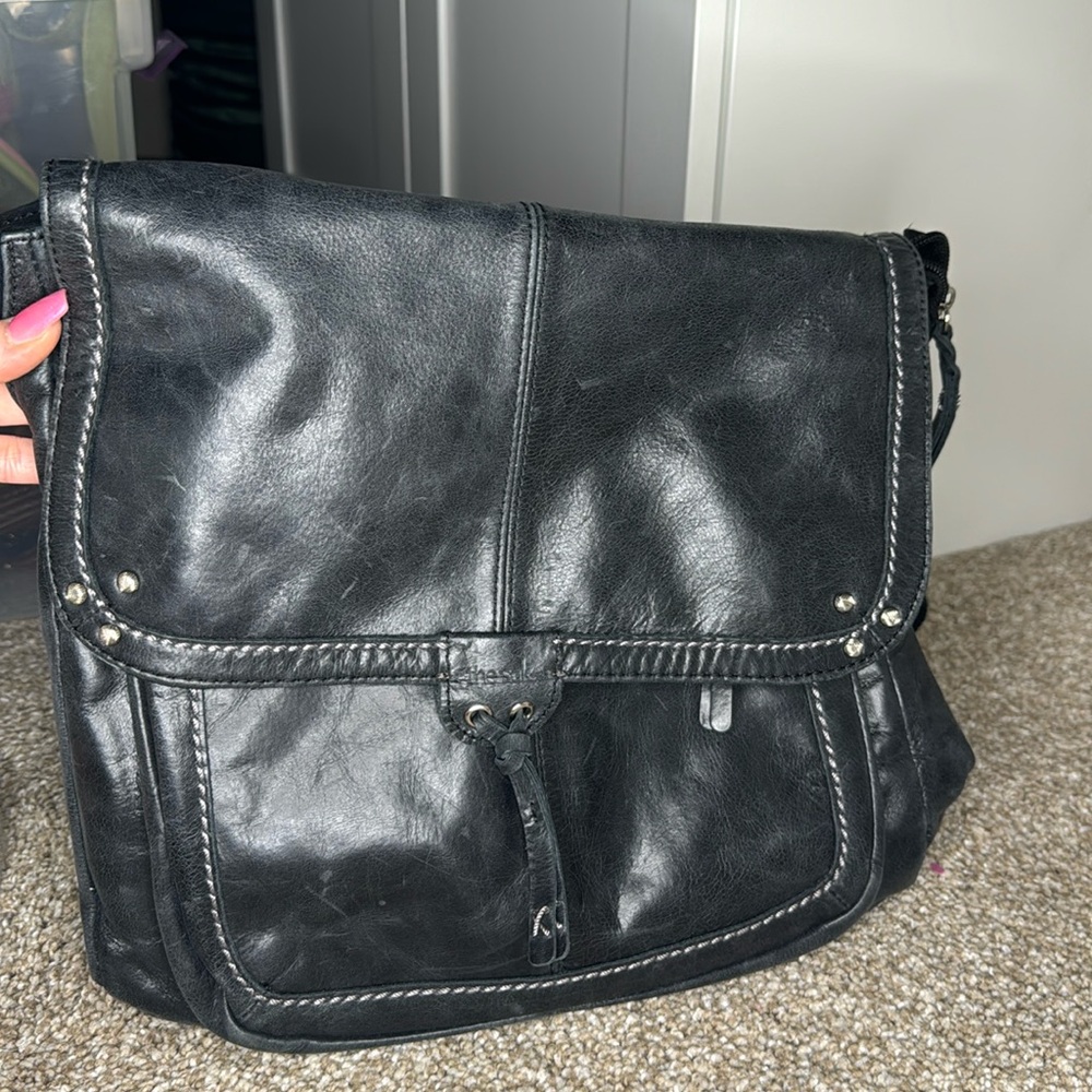 The Sak “Ventura” - distressed leather backpack / crossbody bag
